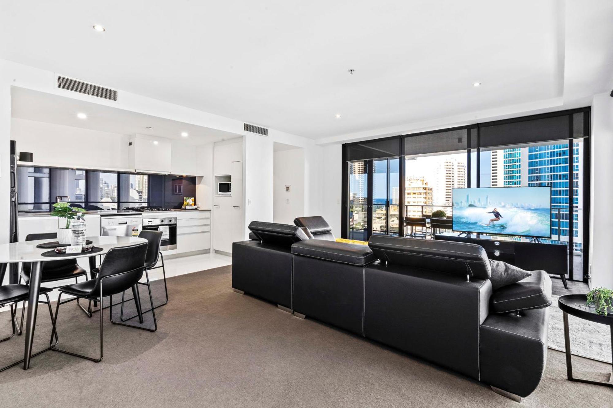 Ocean View Apartments With Balcony - Circle On Cavill - Central Location! - Self Contained & Privately Managed Gold Coast Luaran gambar